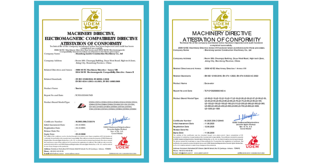 SD Lander machinery CE certified2