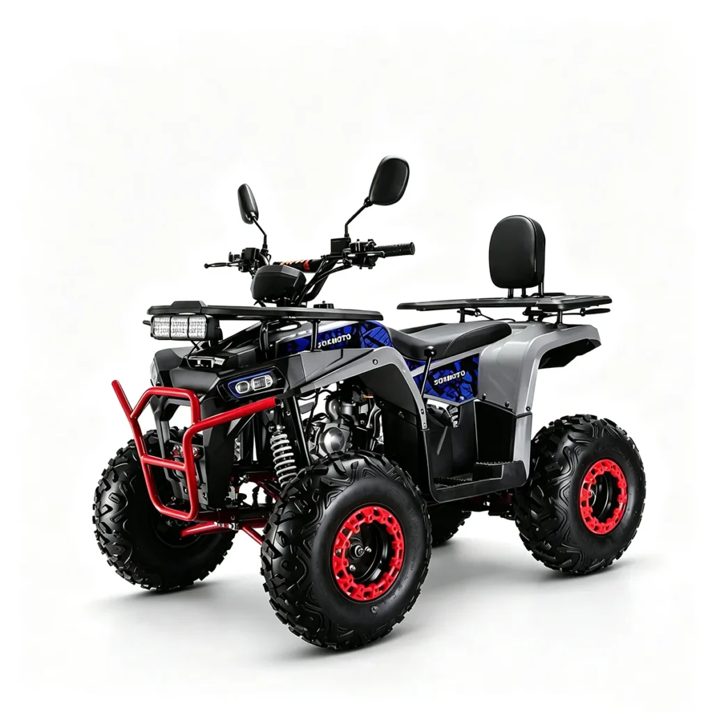 XTL-1 125CC ATV with M3 LCD meter and 4L iron fuel tank
