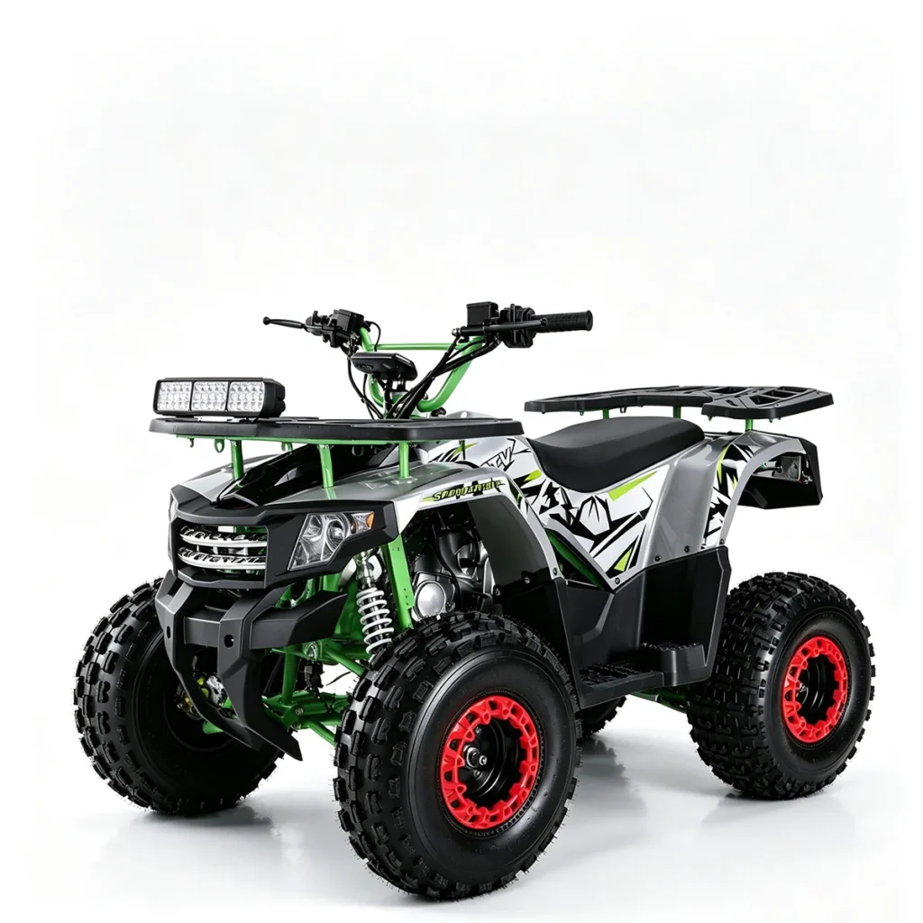 XZS-1 125CC ATV with Xiaoniu LCD meter and butterfly tread tires