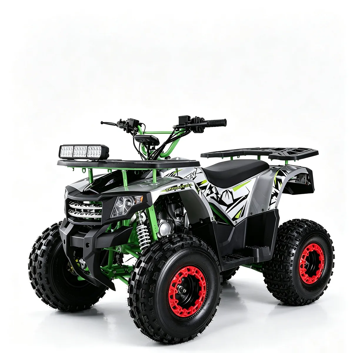 XZS-1 125CC ATV with Xiaoniu LCD meter and butterfly tread tires