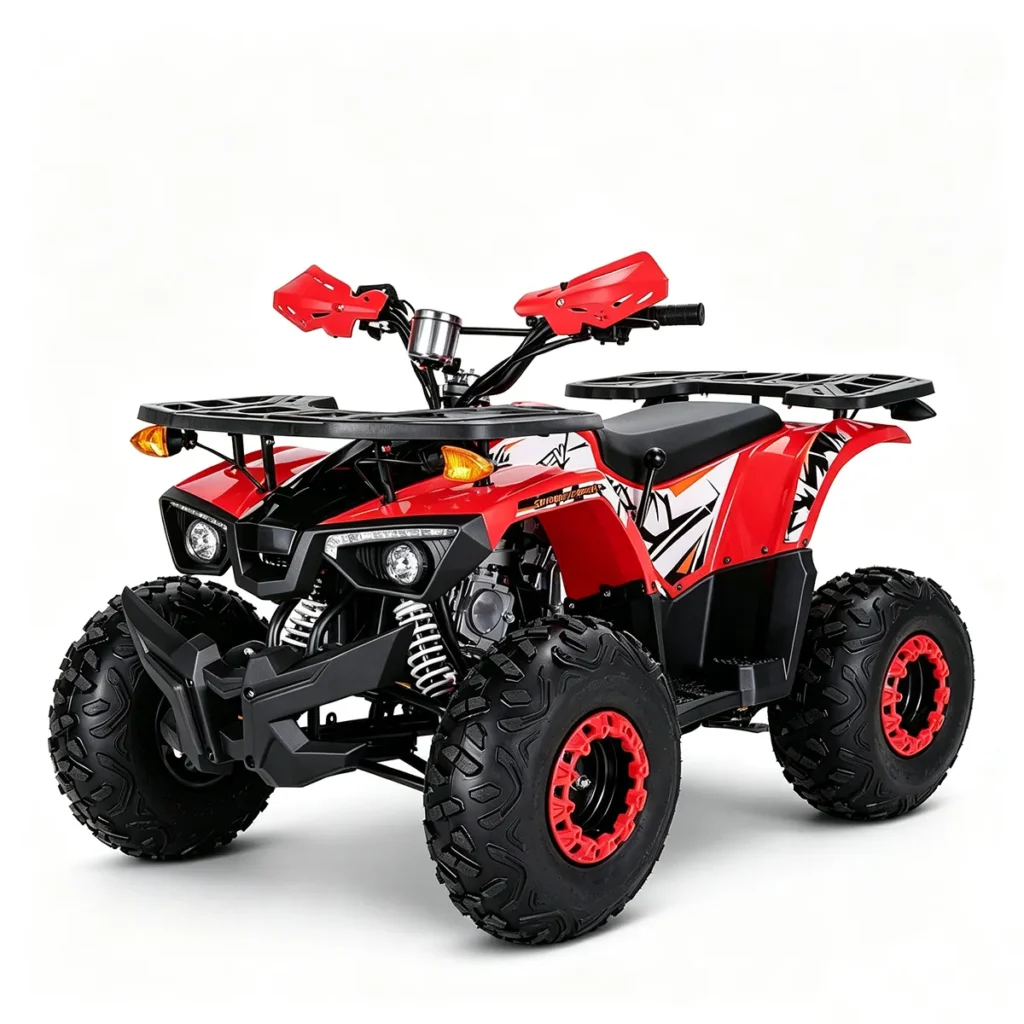 XZS-3 125CC ATV with single meter and A-pattern tires