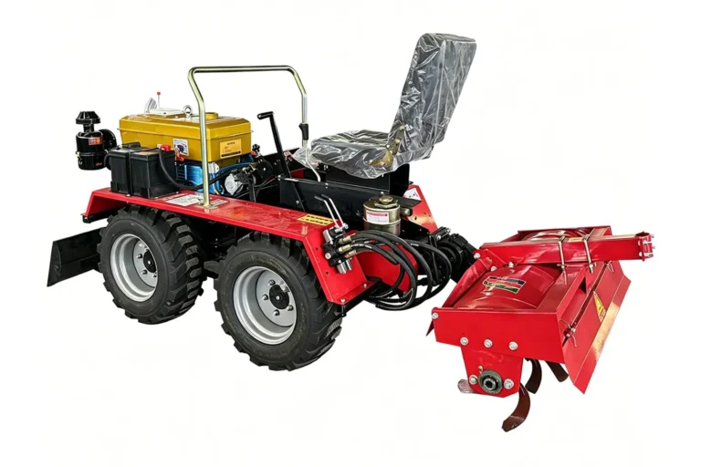 25 HP 4WD wheeled tractor for small farm operations