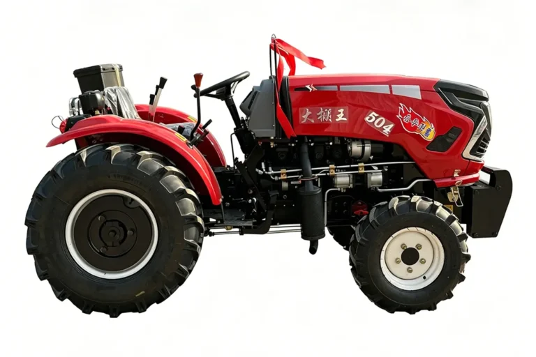 60 HP compact orchard tractor for fruit farms and agricultural use